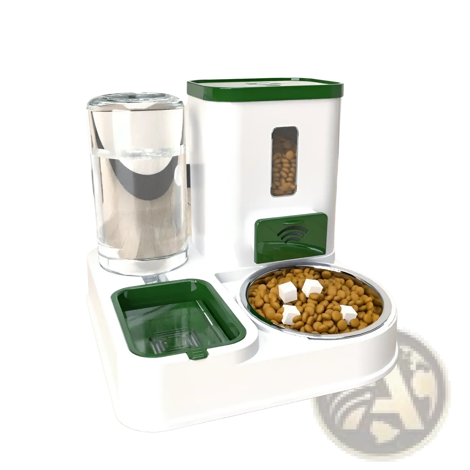 Automated Pet Feeder and Water Dispenser Station