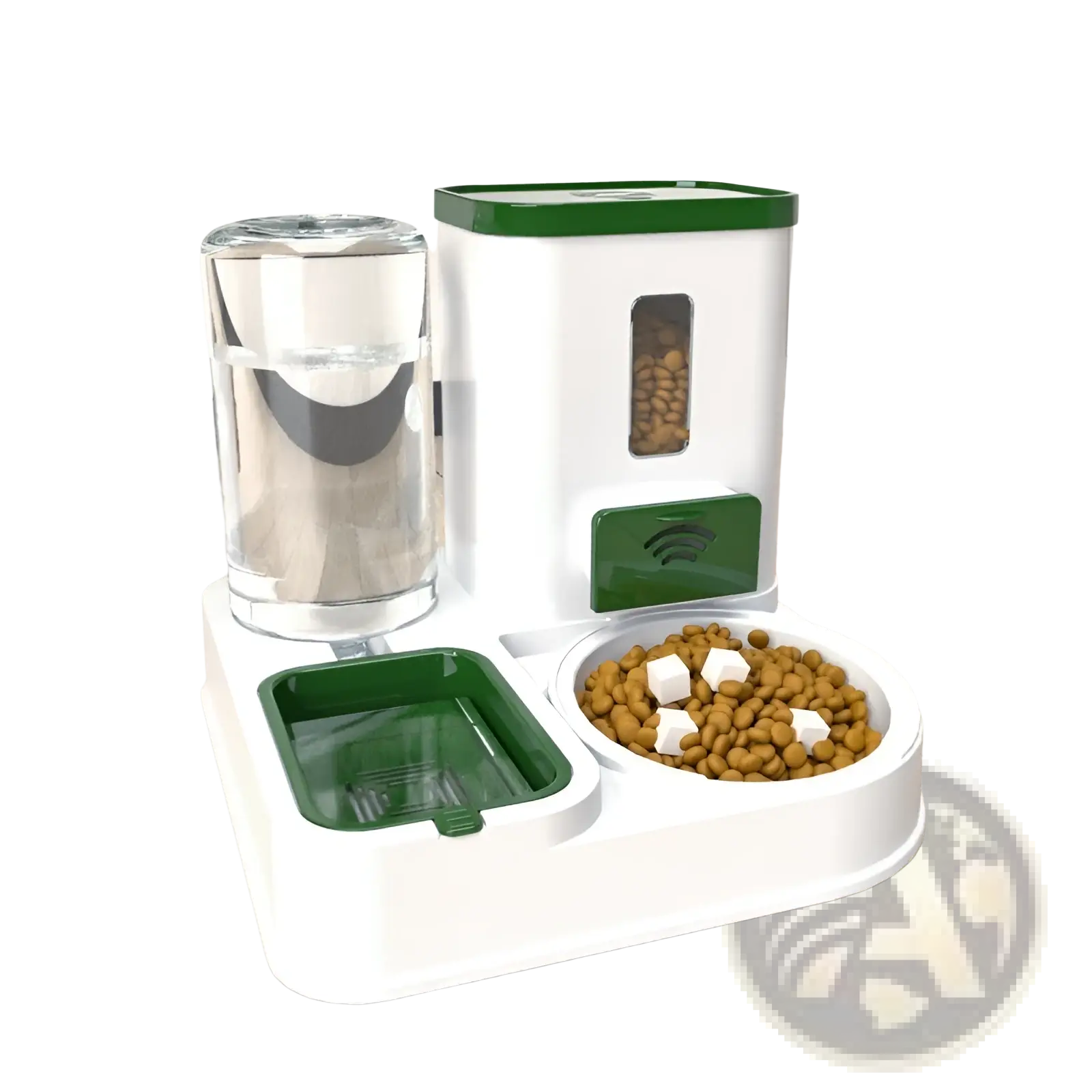 Automated Pet Feeder and Water Dispenser Station