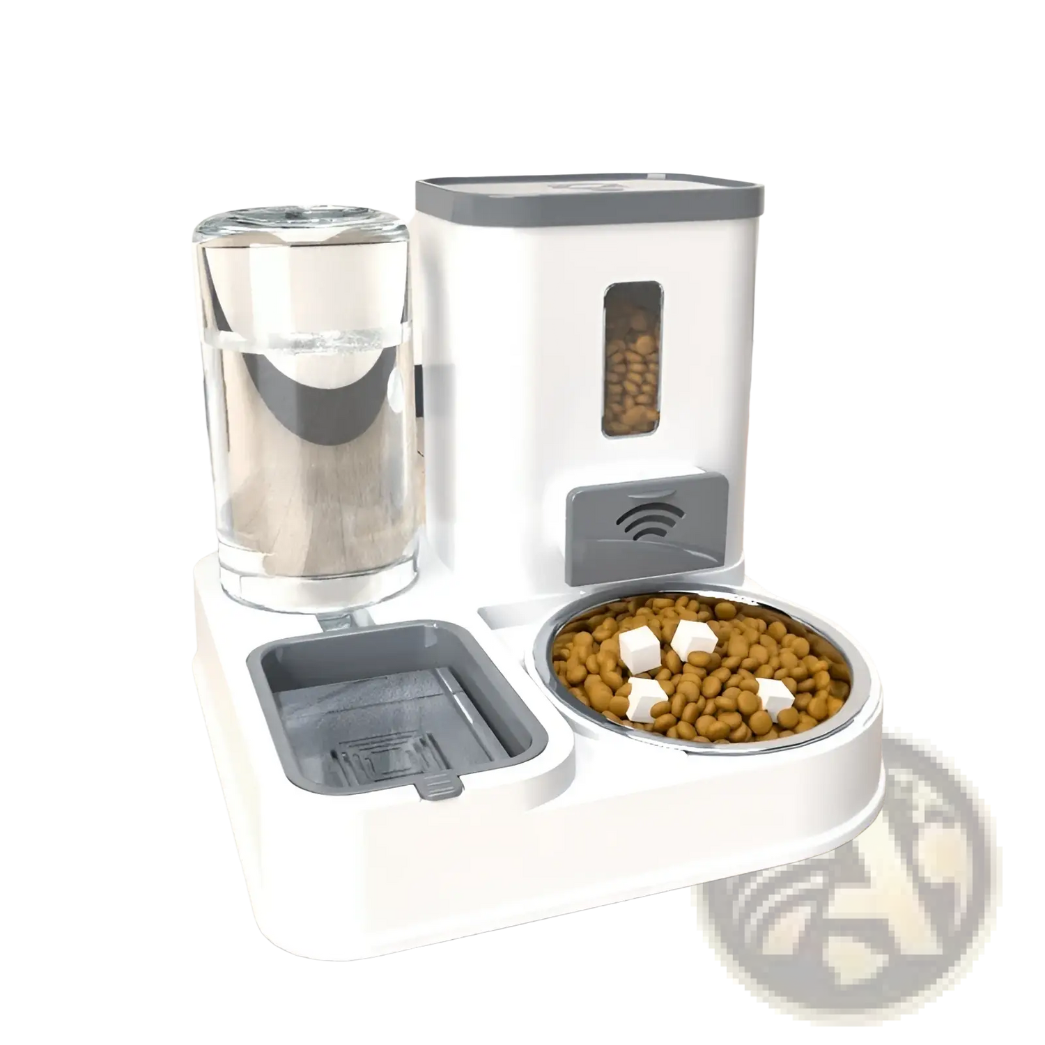 Automated Pet Feeder and Water Dispenser Station