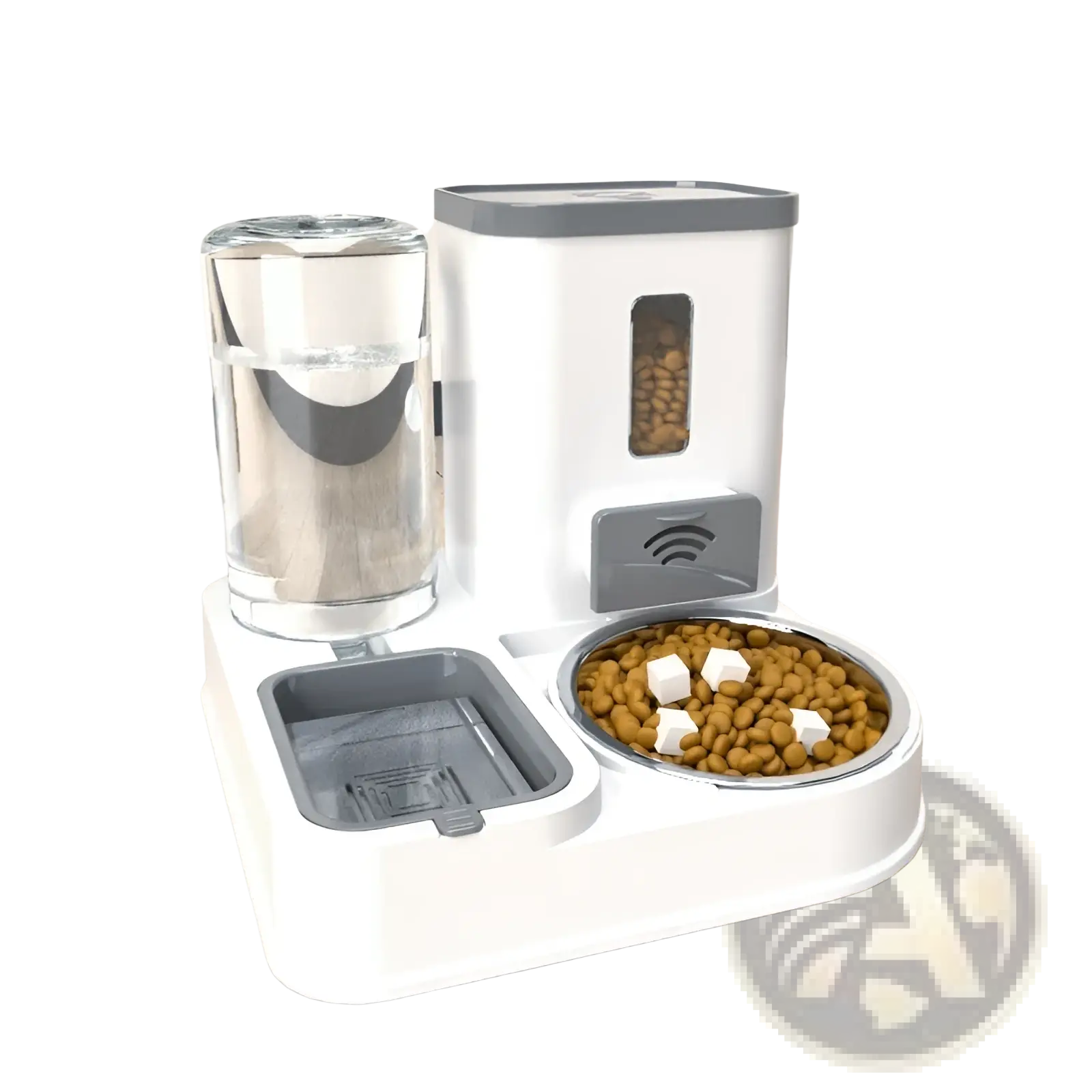 Automated Pet Feeder and Water Dispenser Station