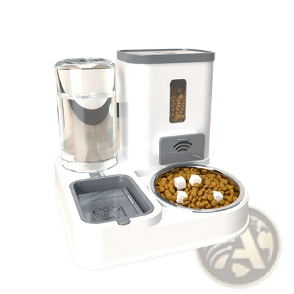 Automated Pet Feeder and Water Dispenser Station