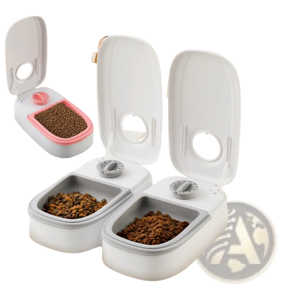 Automatic Pet Feeder Gravity Waterer and Food Dispenser
