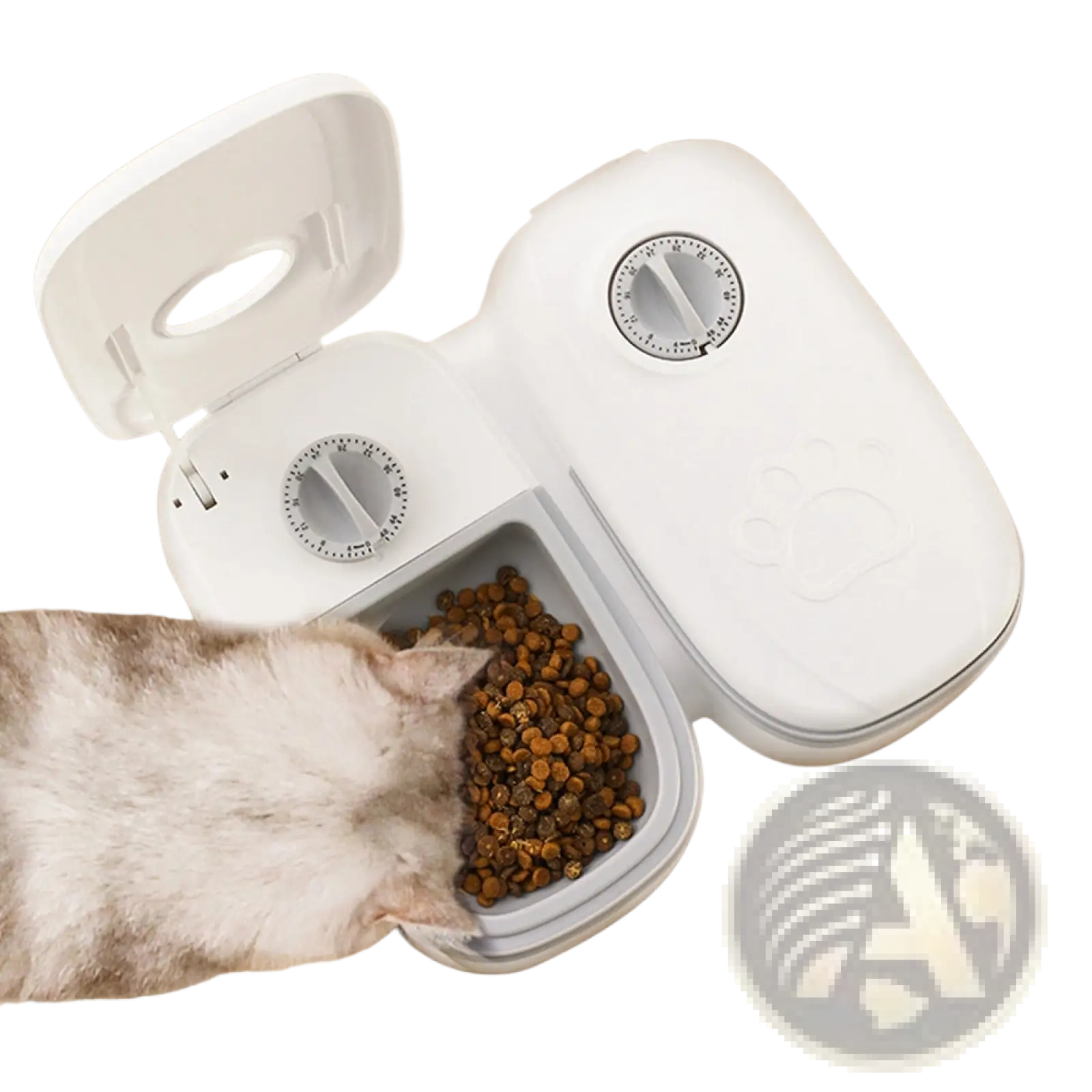 Automatic Pet Feeder Gravity Waterer and Food Dispenser