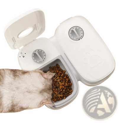Automatic Pet Feeder Gravity Waterer and Food Dispenser