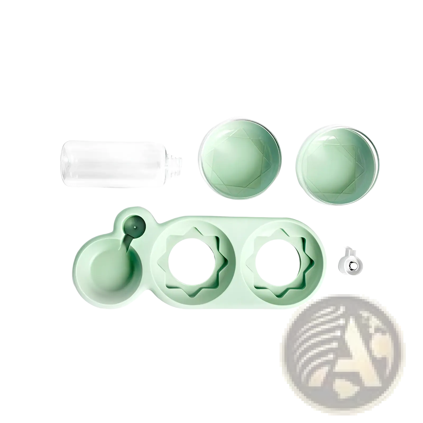 Automatic Pet Feeder and Water Fountain Double Bowl