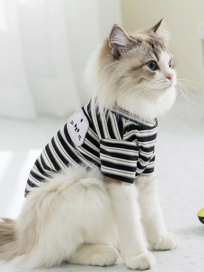 Cozy Plush Pet Sweater with Cute Patch