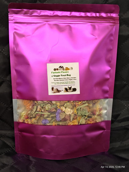 Fantastic Flowers &amp; Veggie Blend for Chinchillas, Guinea Pigs &amp; Rabbits &amp; More