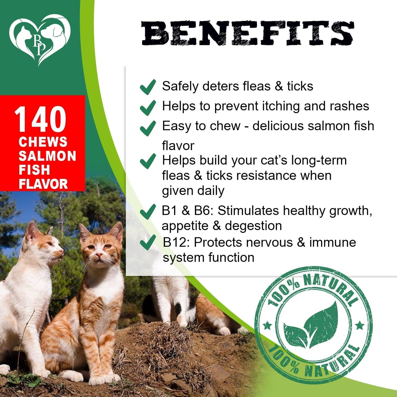 Insects Prevention Chews for Cats Oral