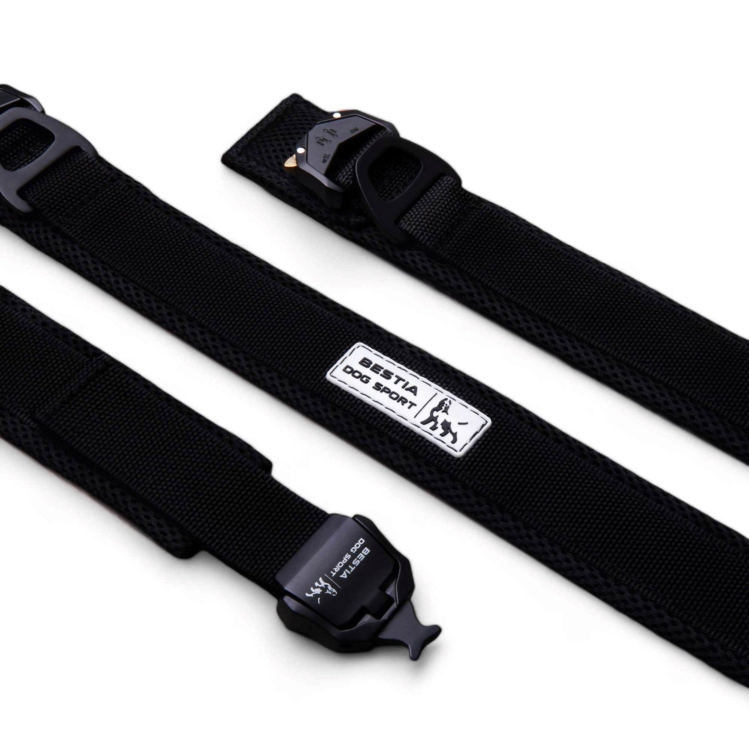 BESTIA DOG SPORT FAST RELEASE COLLAR BLACK