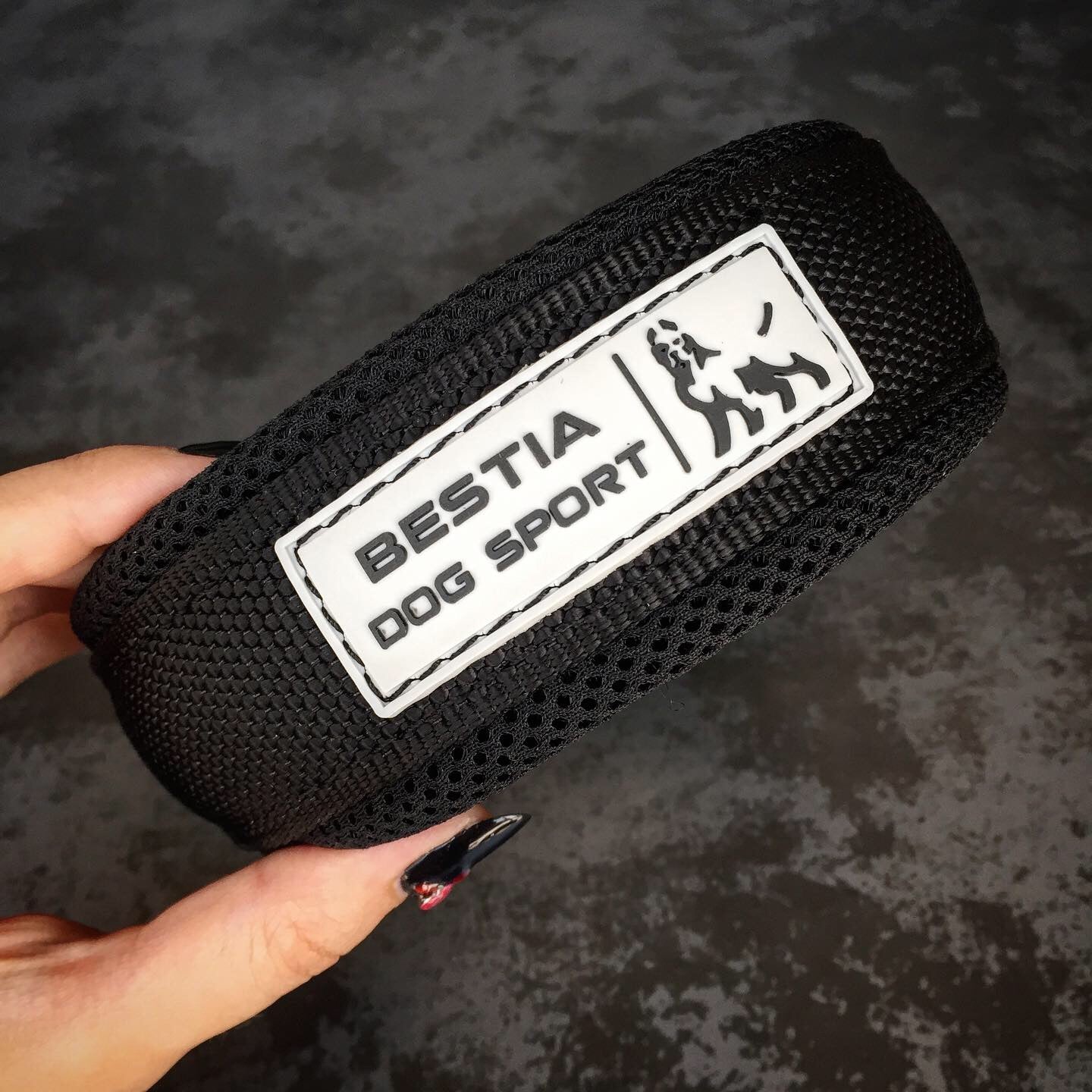 BESTIA DOG SPORT FAST RELEASE COLLAR BLACK &amp; GOLD