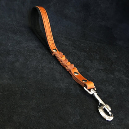 BESTIA DOG SPORT Short "Control" Lead Brown