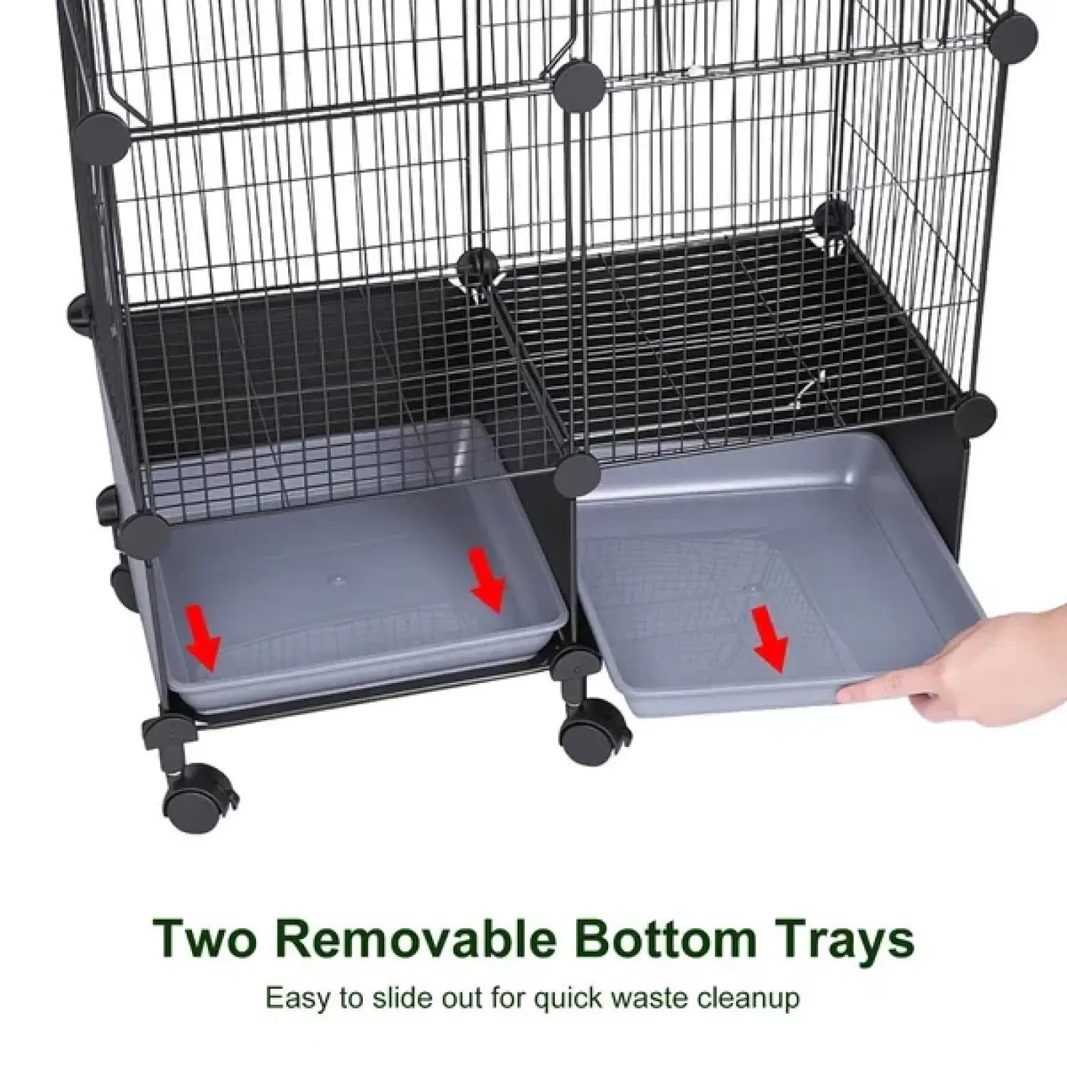 Bird Cage 46in Spacious Pet House with Perches