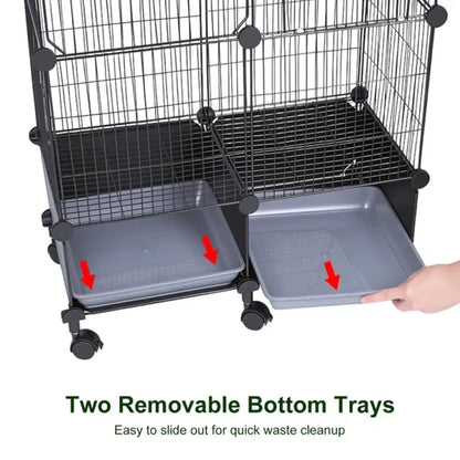 Bird Cage 46in Spacious Pet House with Perches