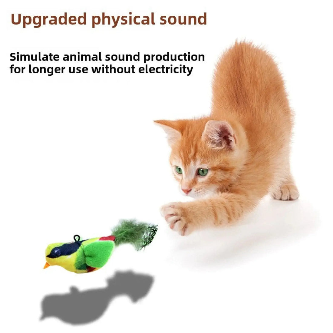 Bird Sound Pet Toy Durable Anti Anxiety Relief