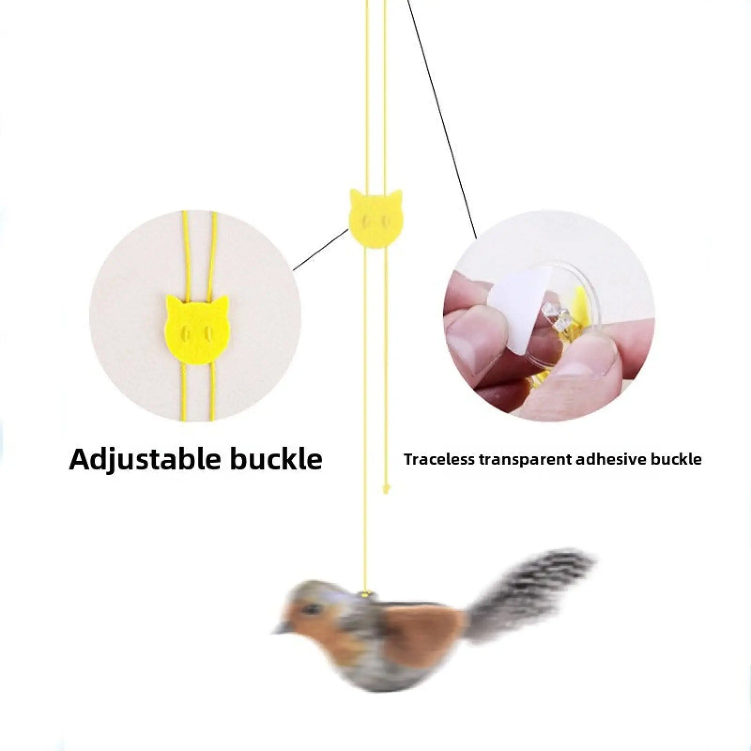 Bird Sound Pet Toy Durable Anti Anxiety Relief