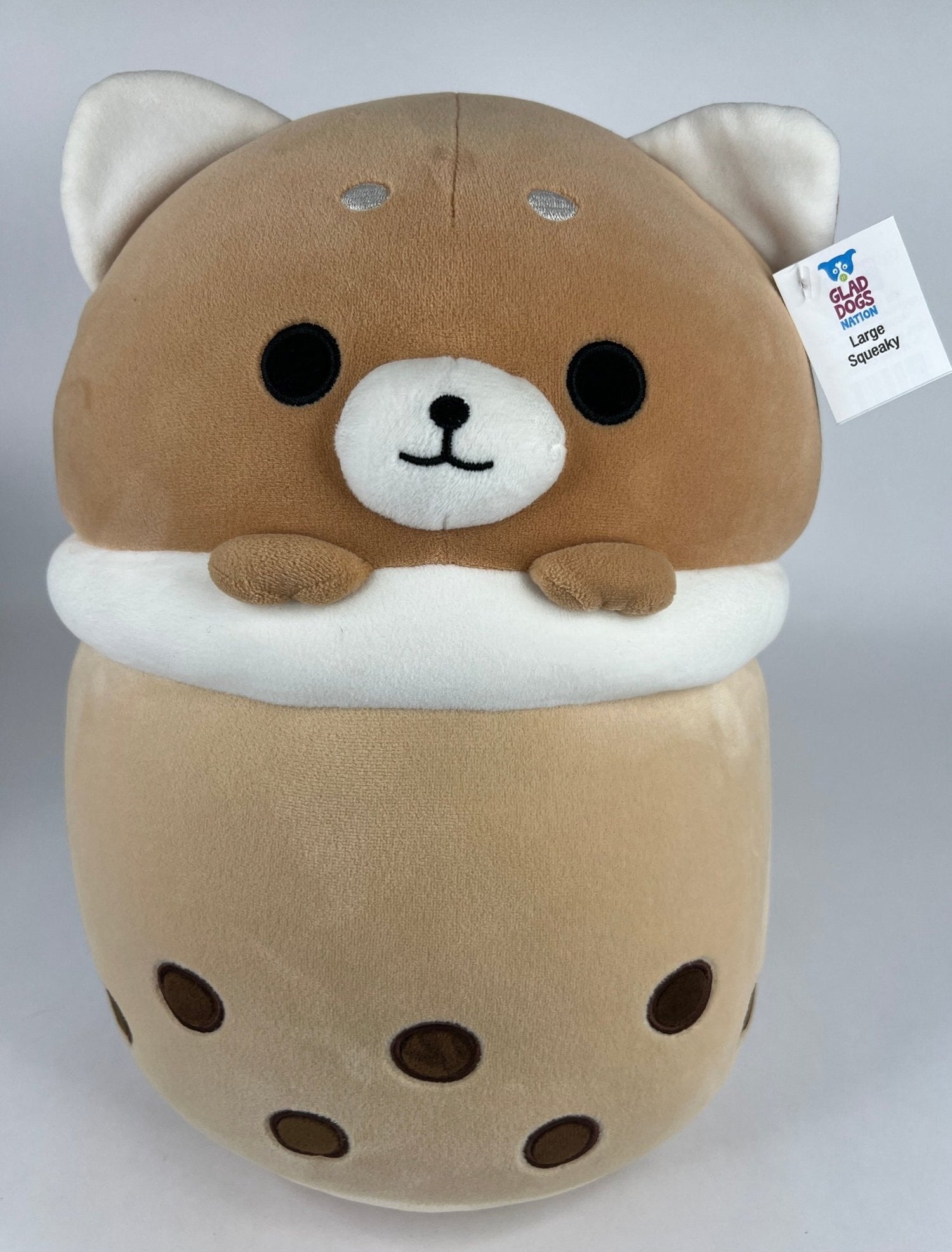 BOGO! Large Squishy Cuddlers Super Soft Plush Pet Toys: Squeak &amp; NO Squeak