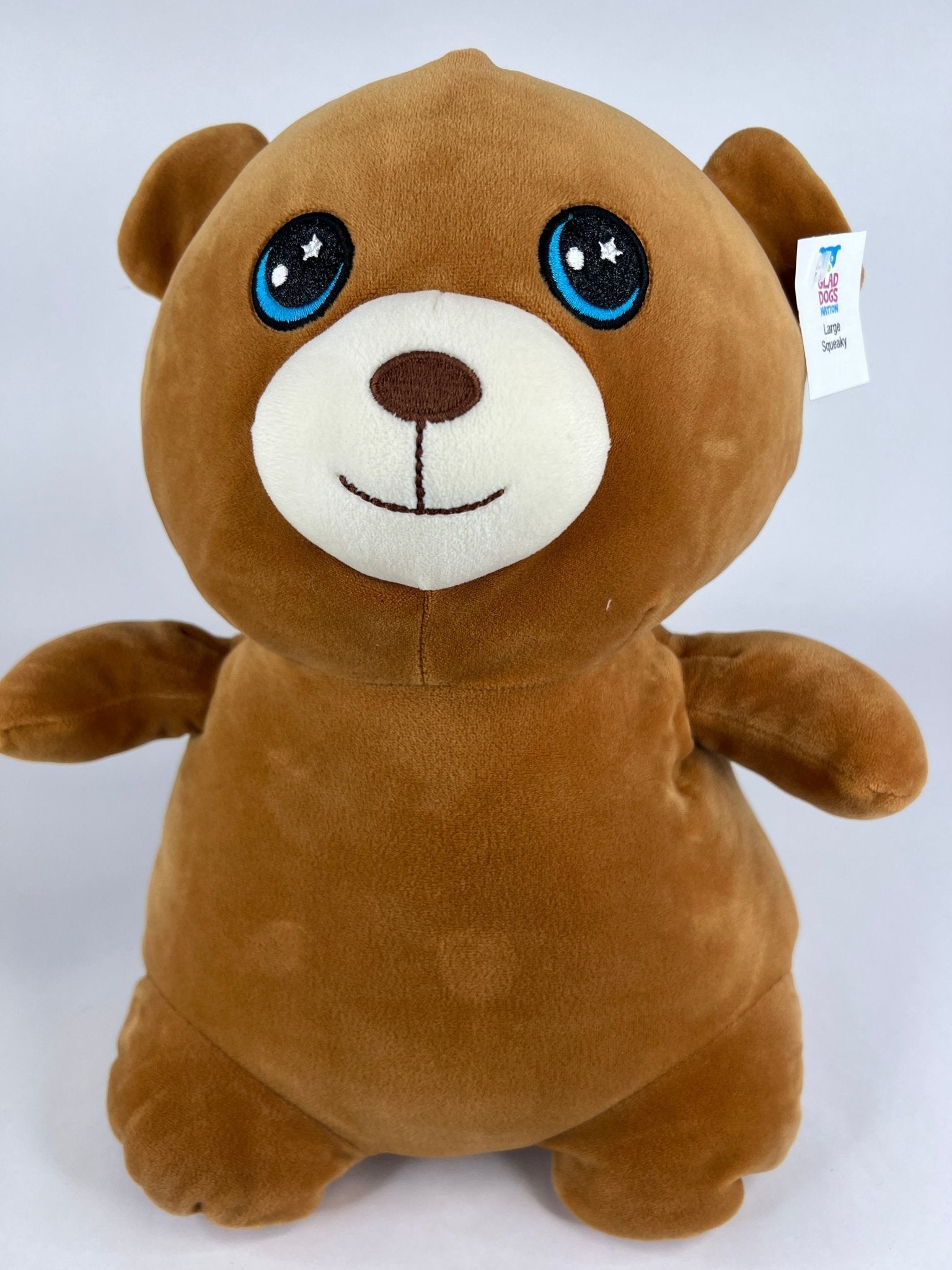BOGO! Large Squishy Cuddlers Super Soft Plush Pet Toys: Squeak &amp; NO Squeak