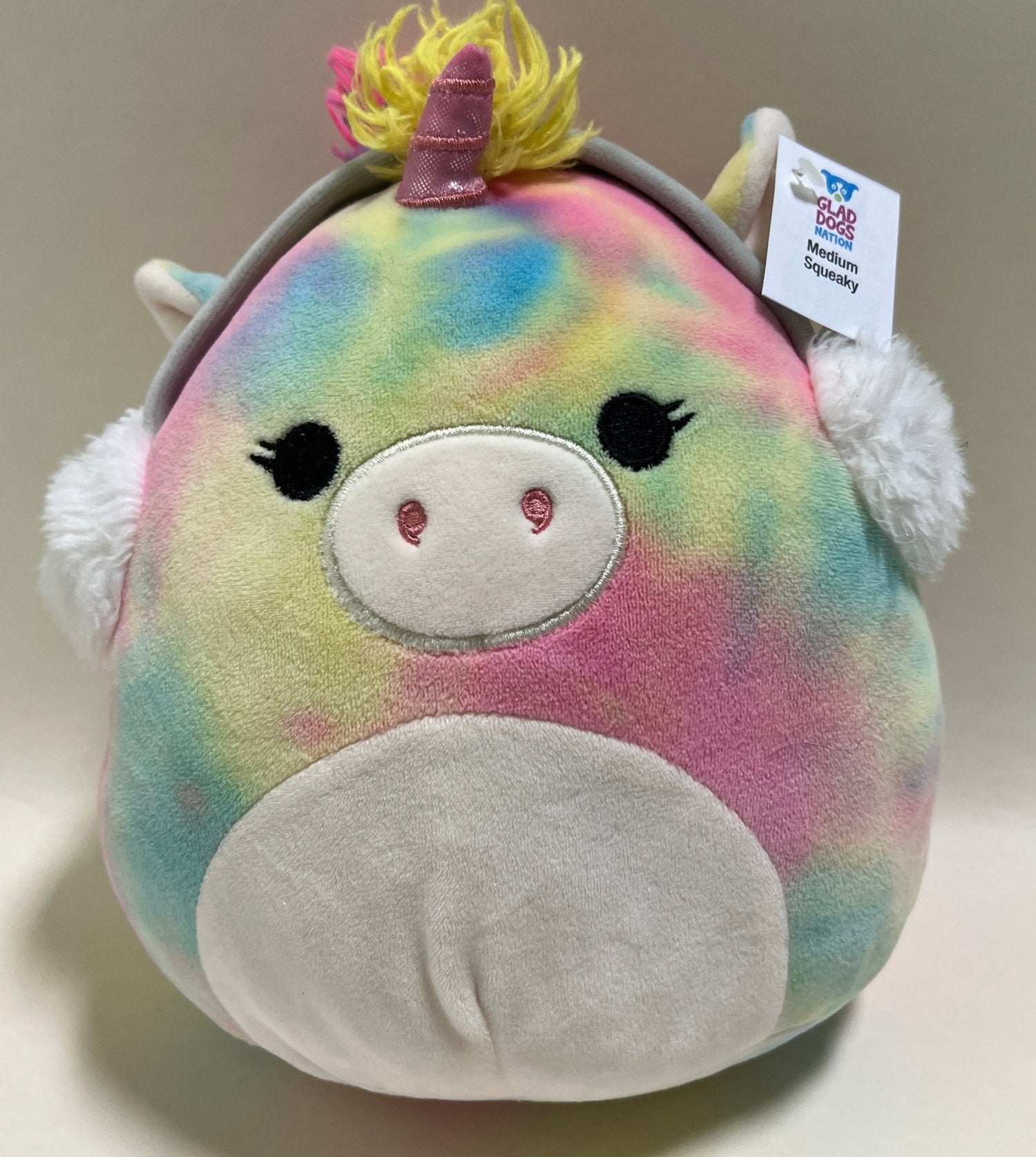 BOGO! Medium Squishy Cuddlers Super Soft Plush Pet Toys: Squeak &amp; NO Squeak