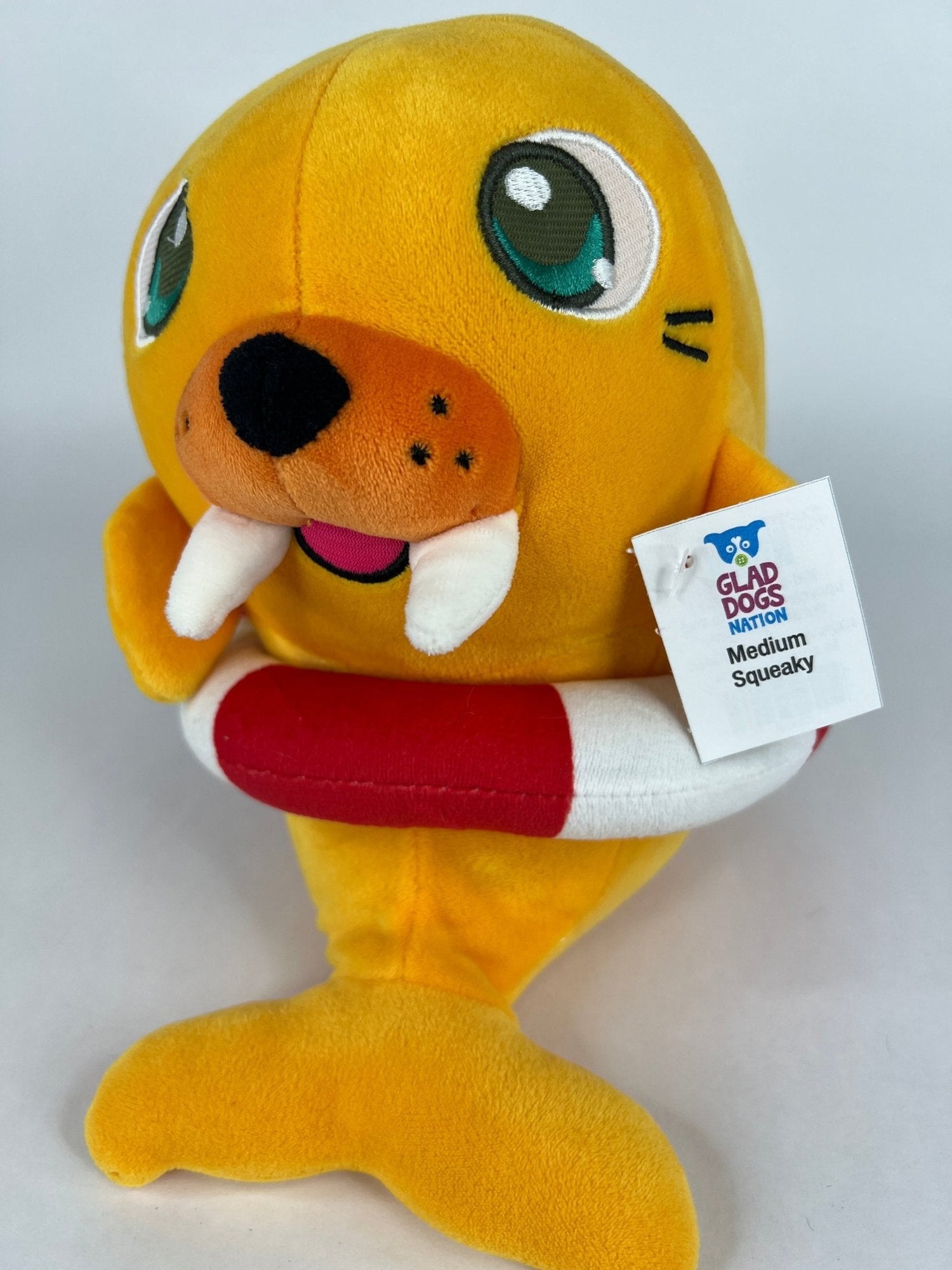 BOGO! Medium Squishy Cuddlers Super Soft Plush Pet Toys: Squeak &amp; NO Squeak
