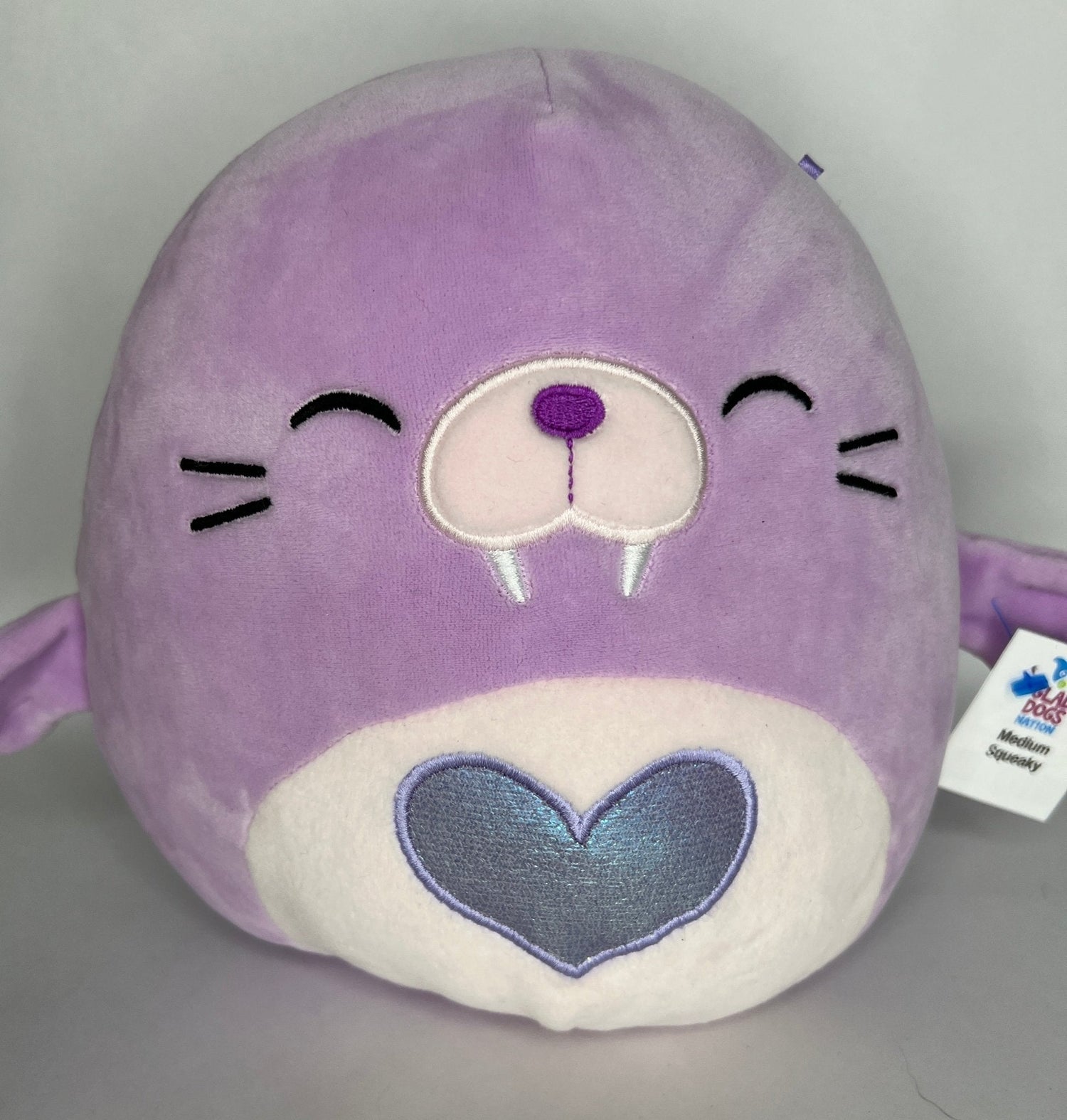 BOGO! Medium Squishy Cuddlers Super Soft Plush Pet Toys: Squeak &amp; NO Squeak