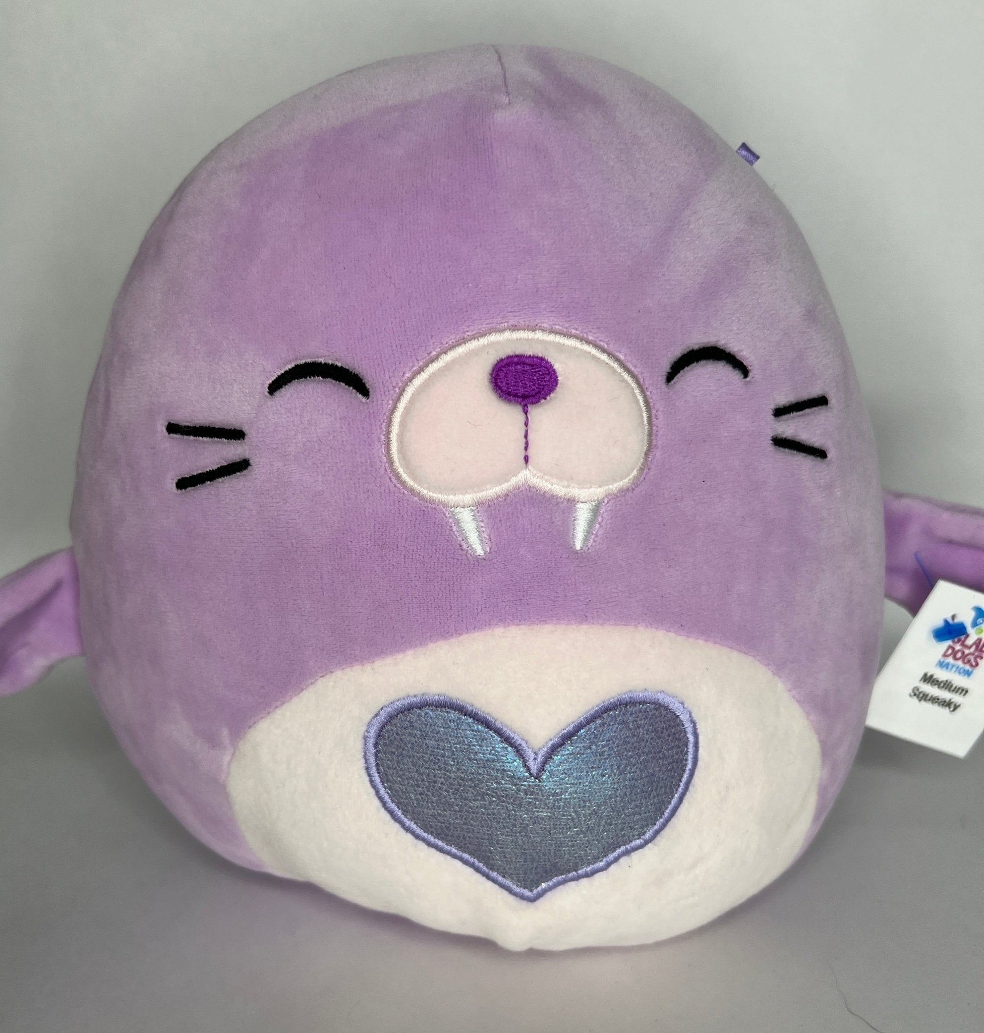 BOGO! Medium Squishy Cuddlers Super Soft Plush Pet Toys: Squeak &amp; NO Squeak