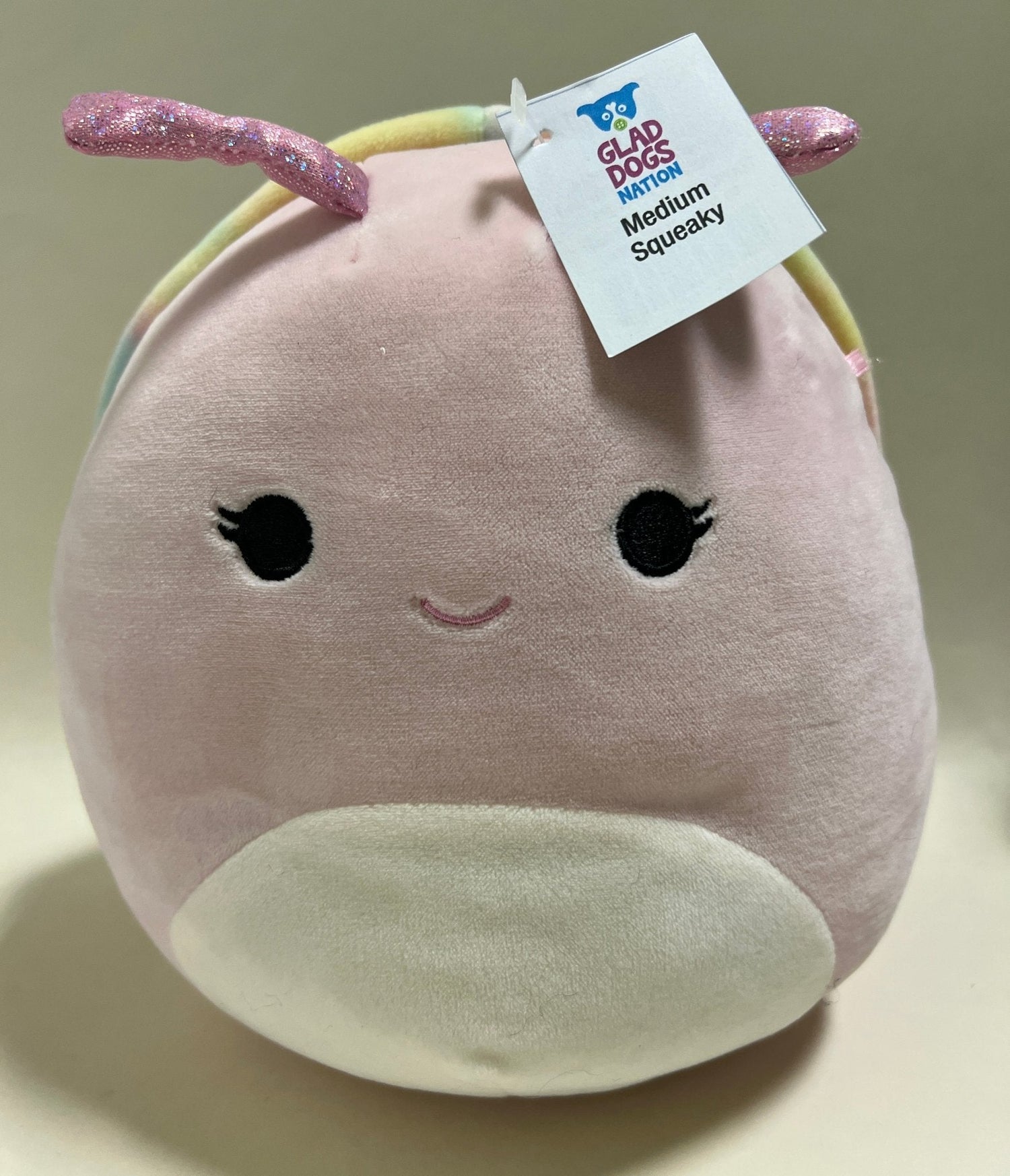 BOGO! Medium Squishy Cuddlers Super Soft Plush Pet Toys: Squeak &amp; NO Squeak