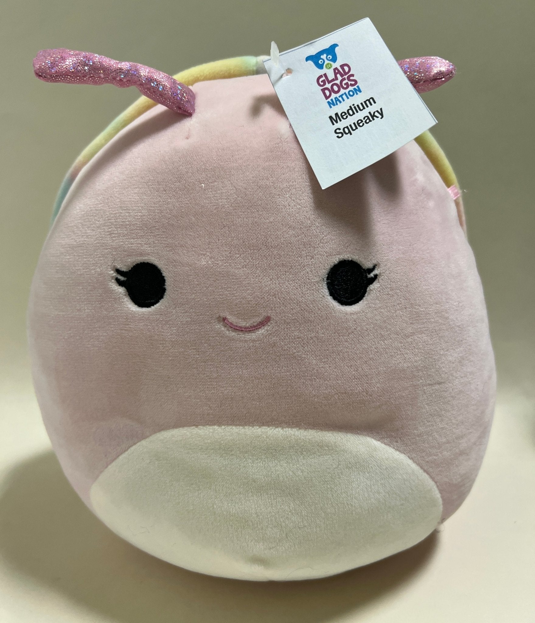 BOGO! Medium Squishy Cuddlers Super Soft Plush Pet Toys: Squeak &amp; NO Squeak