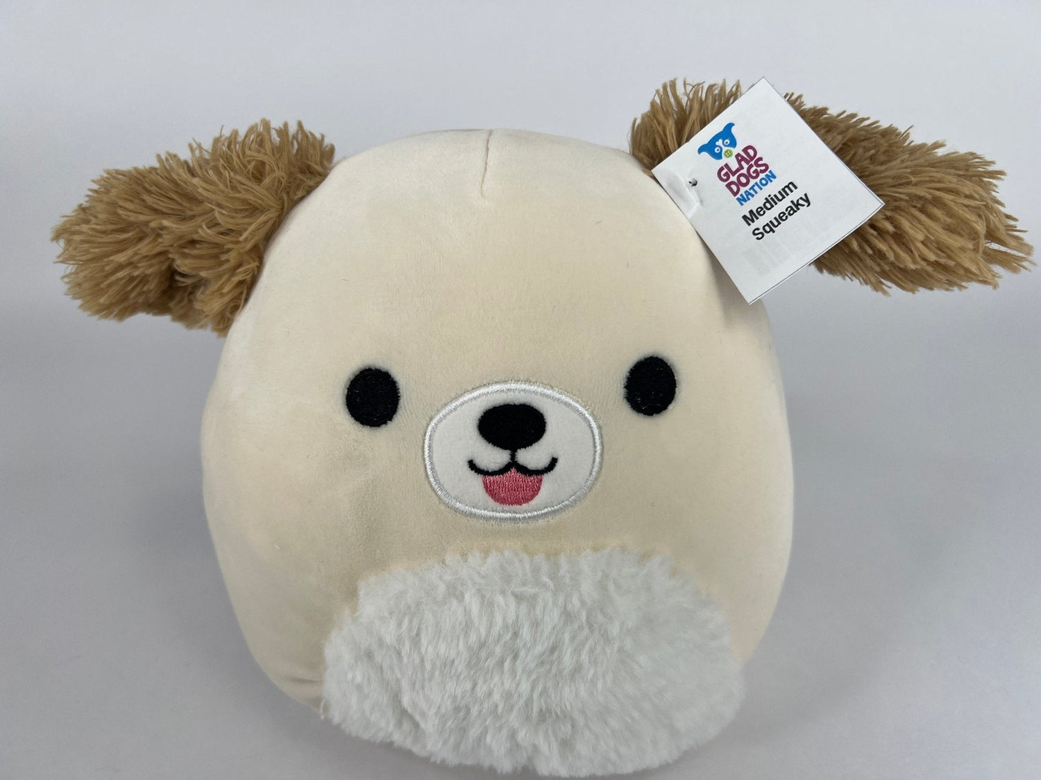 BOGO! Medium Squishy Cuddlers Super Soft Plush Pet Toys: Squeak &amp; NO Squeak