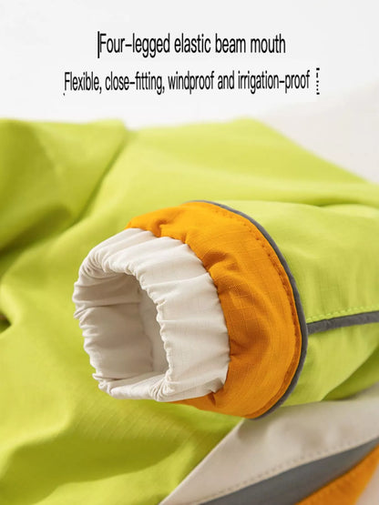 Color Block Warm Pet Jumpsuit