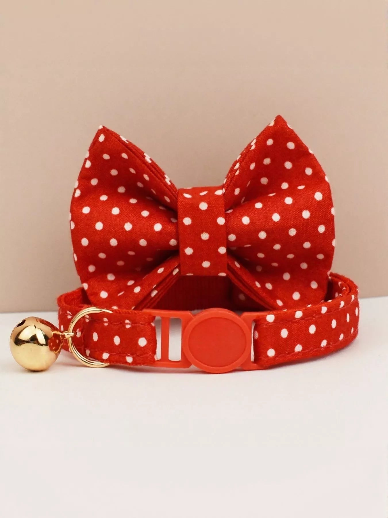2 Piece Bow Tie Pet Collar with Bell