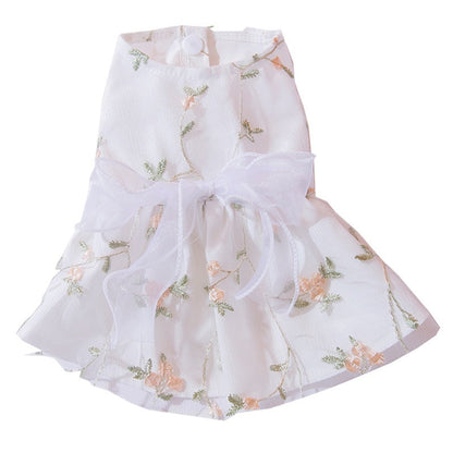 Double-layered Princess-style Skirt For Small And Medium-sized Dogs