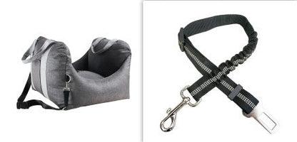 Pet Dog Car Carrier Seat Waterproof Basket Portable Car Seat Safety Travelling Mesh Hanging Bags Breathable Beds &amp; Sofas