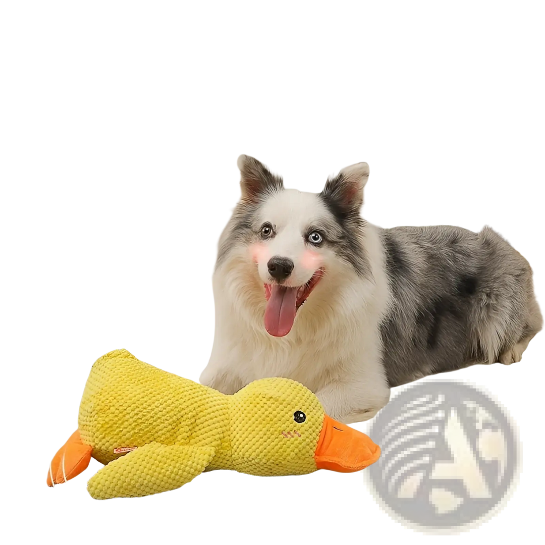 Calming Duck Toy for Dogs Anxiety Relief Quacking Plush