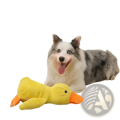 Calming Duck Toy for Dogs Anxiety Relief Quacking Plush