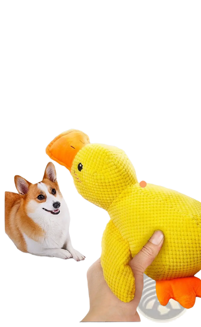 Calming Duck Toy for Dogs Anxiety Relief Quacking Plush