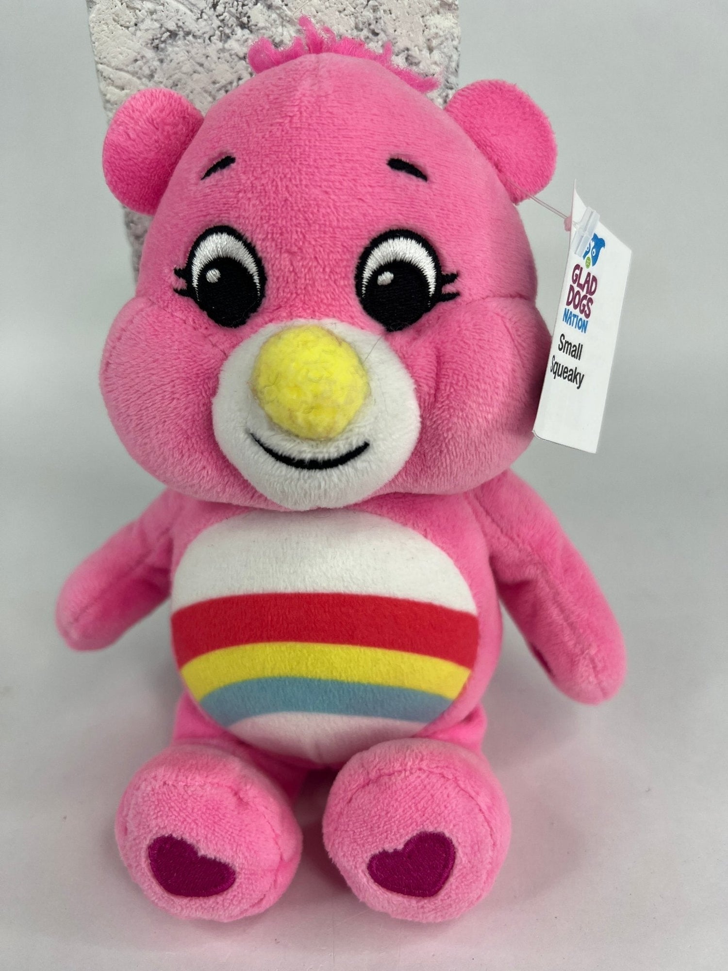 Care Bears Squeaky &amp; NO Squeak Dog Toys Upcycled Plush