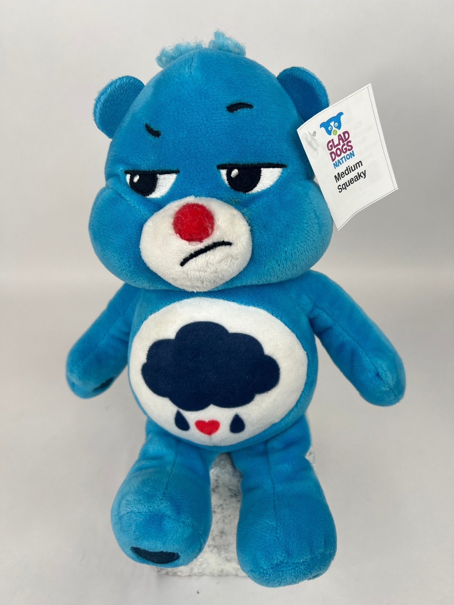 Care Bears Squeaky &amp; NO Squeak Dog Toys Upcycled Plush