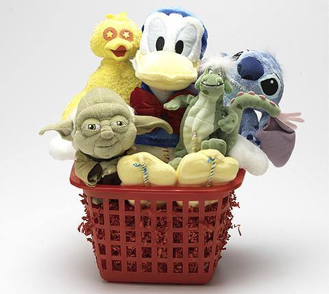 Cartoon &amp; Pop Culture SQUEAKY Dog &amp; Puppy Gift Basket: 3 Sizes