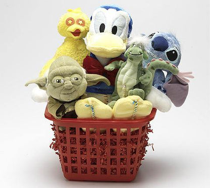 Cartoon &amp; Pop Culture SQUEAKY Dog &amp; Puppy Gift Basket: 3 Sizes
