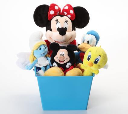 Cartoon &amp; Pop Culture SQUEAKY Dog &amp; Puppy Gift Basket: 3 Sizes