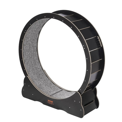 Cat Exercise Wheel 43.3 Inch Wooden Silent Treadmill
