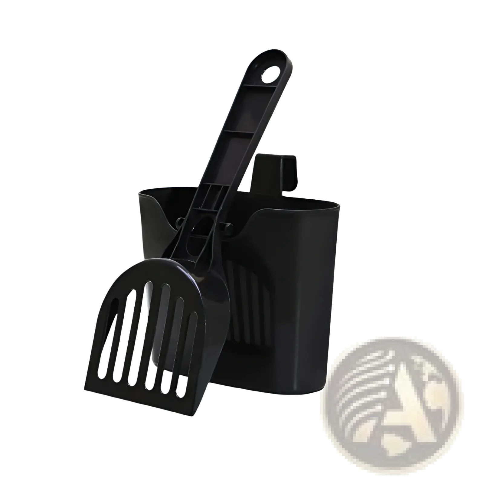 Cat Litter Scoop and Holder Set with Long Handle