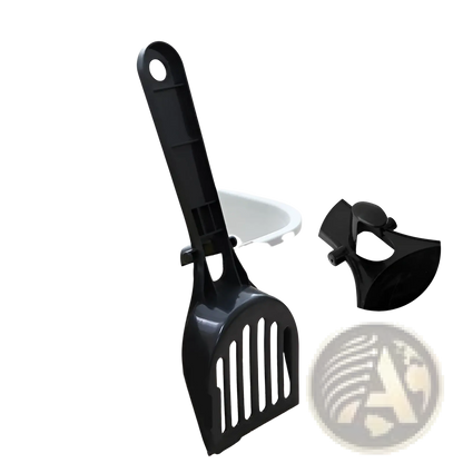 Cat Litter Scoop and Holder Set with Long Handle