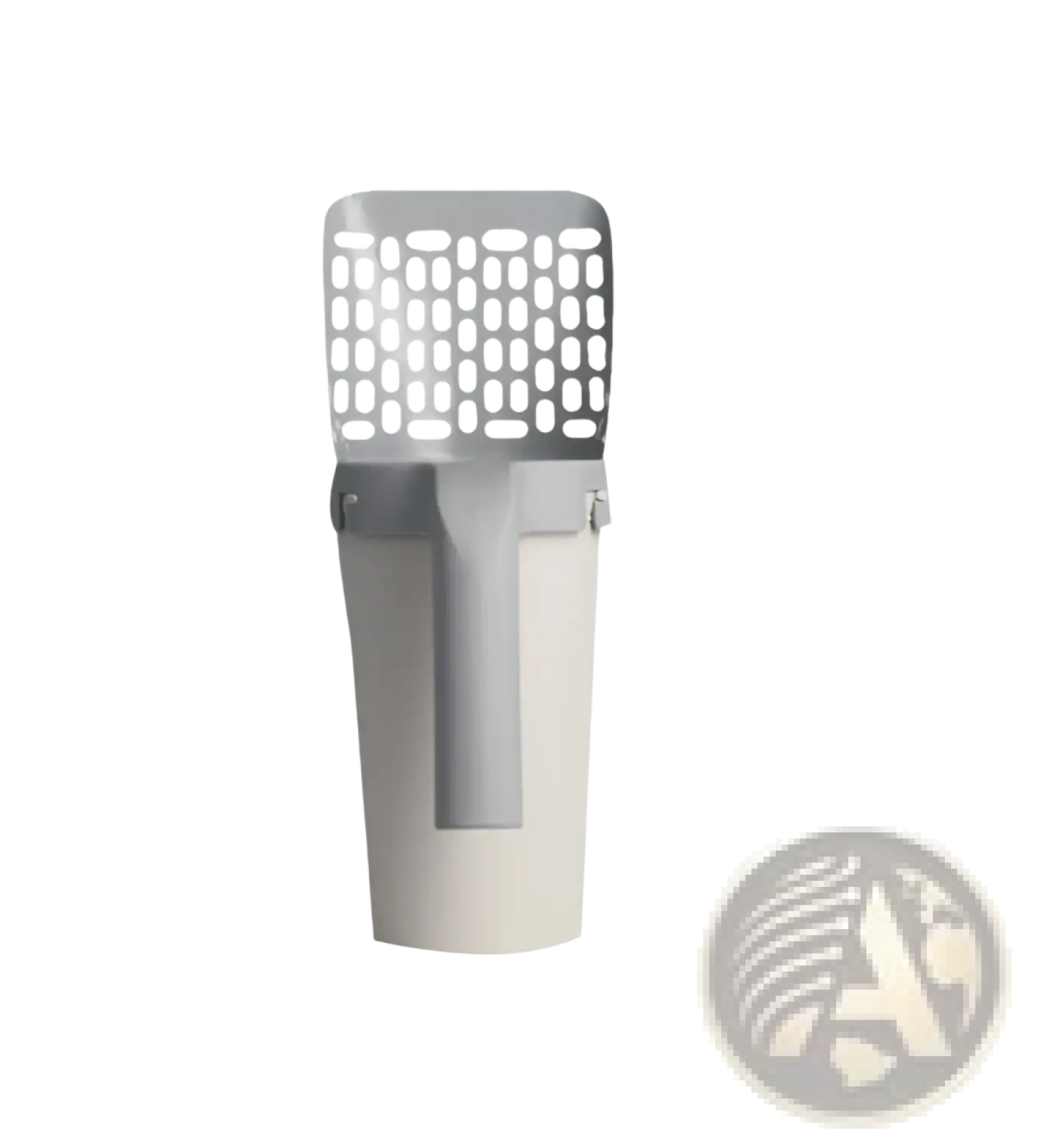 Cat Litter Scoop with Integrated Bag Dispenser