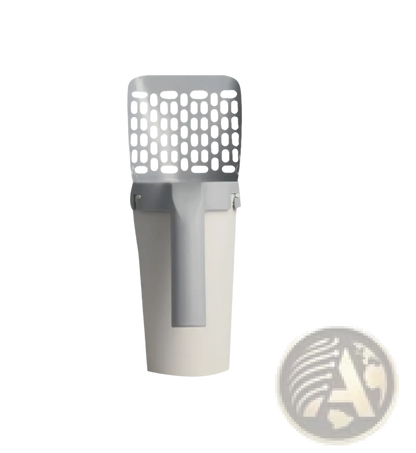 Cat Litter Scoop with Integrated Bag Dispenser