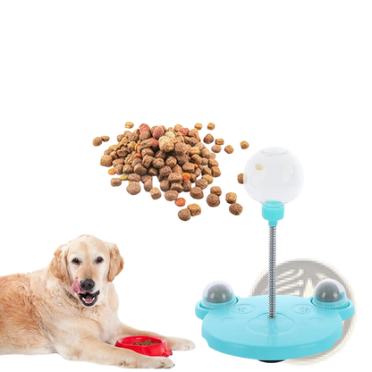Cat Puzzle Toy Tumbler Food Dispenser with Suction Cup