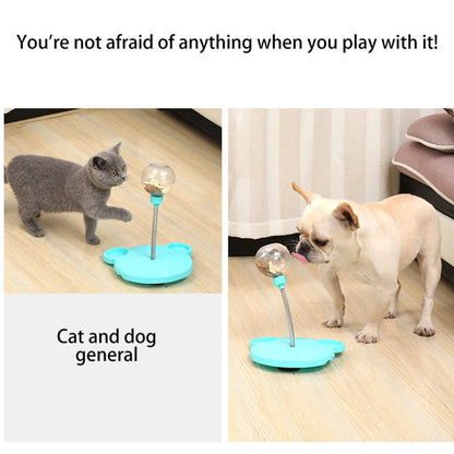 Cat Puzzle Toy Tumbler Food Dispenser with Suction Cup