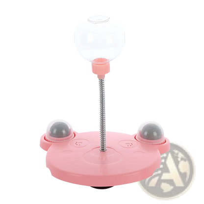 Cat Puzzle Toy Tumbler Food Dispenser with Suction Cup