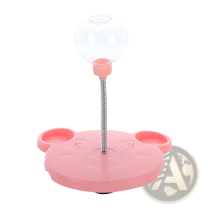 Cat Puzzle Toy Tumbler Food Dispenser with Suction Cup