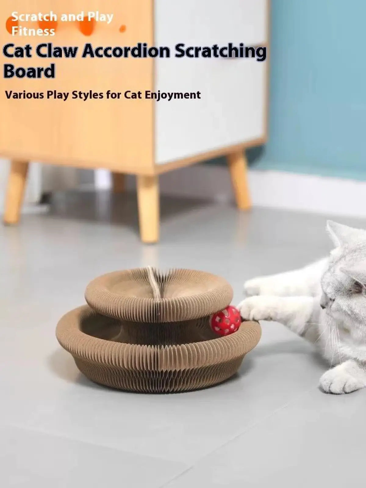 Cat Scratching Board Magic Organ Folding Toy